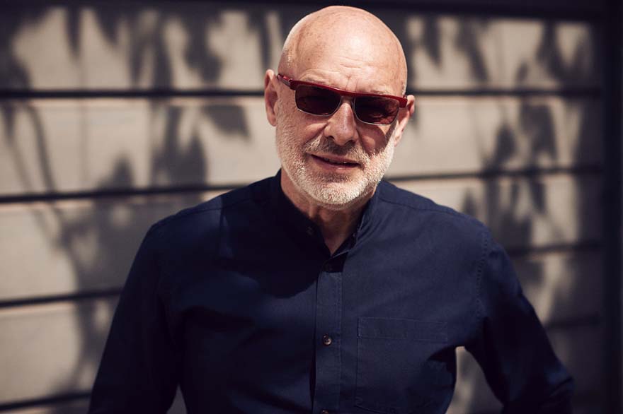 Brian Eno joins the IMS Ibiza for a keynote interview with Pete Tong